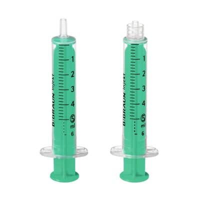 INJEKT Solo Spritze 2 ml LL zentrisch PVC-frei