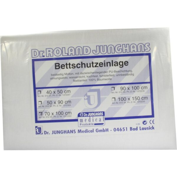 BETTSCHUTZEINLAGE doppelseitig Molton 70x100 cm