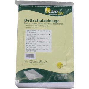 BETTSCHUTZEINLAGE Folie Frottee 100x140 cm