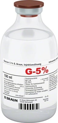 GLUCOSE 5% B.Braun Injektionslösung