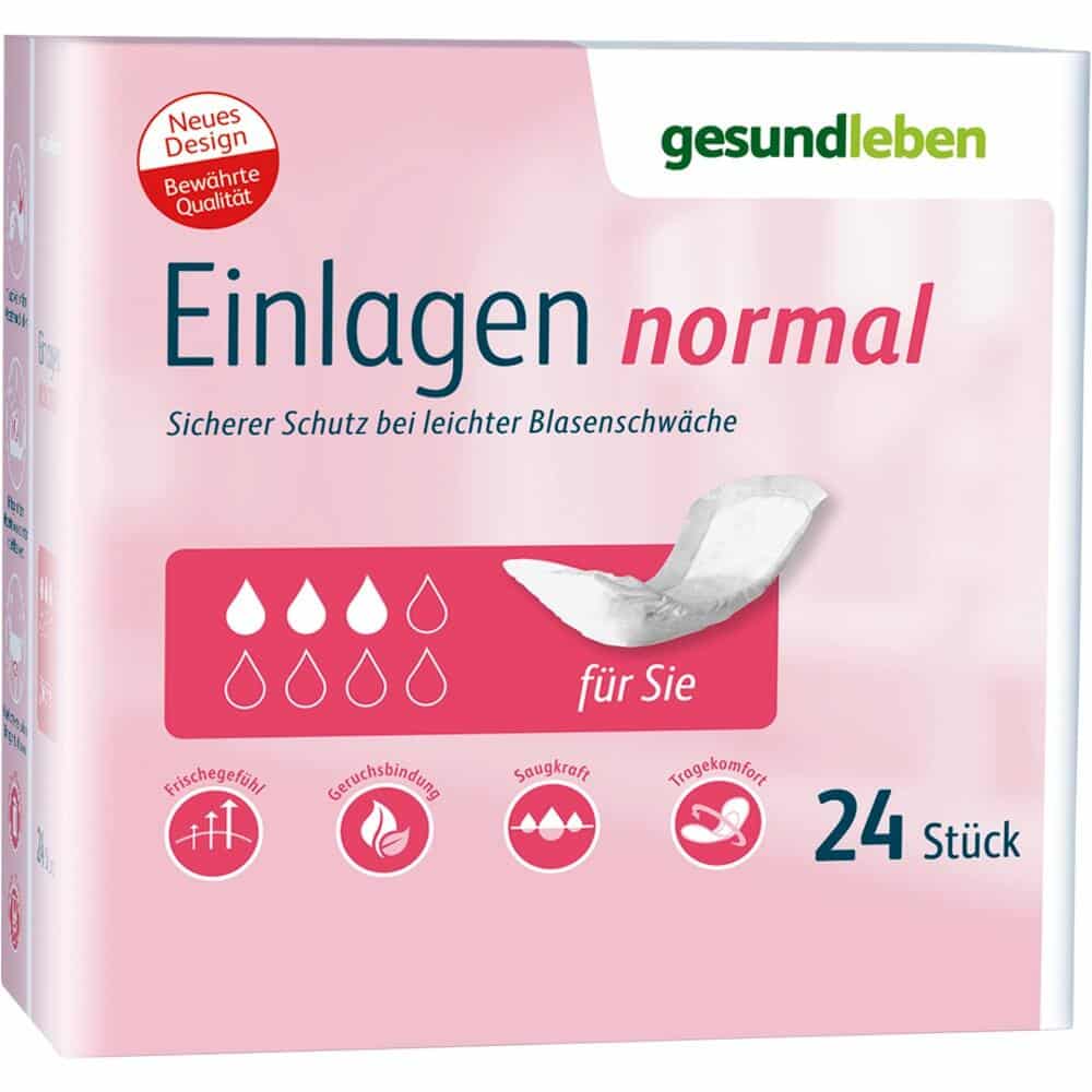 GESUND LEBEN Einlagen normal