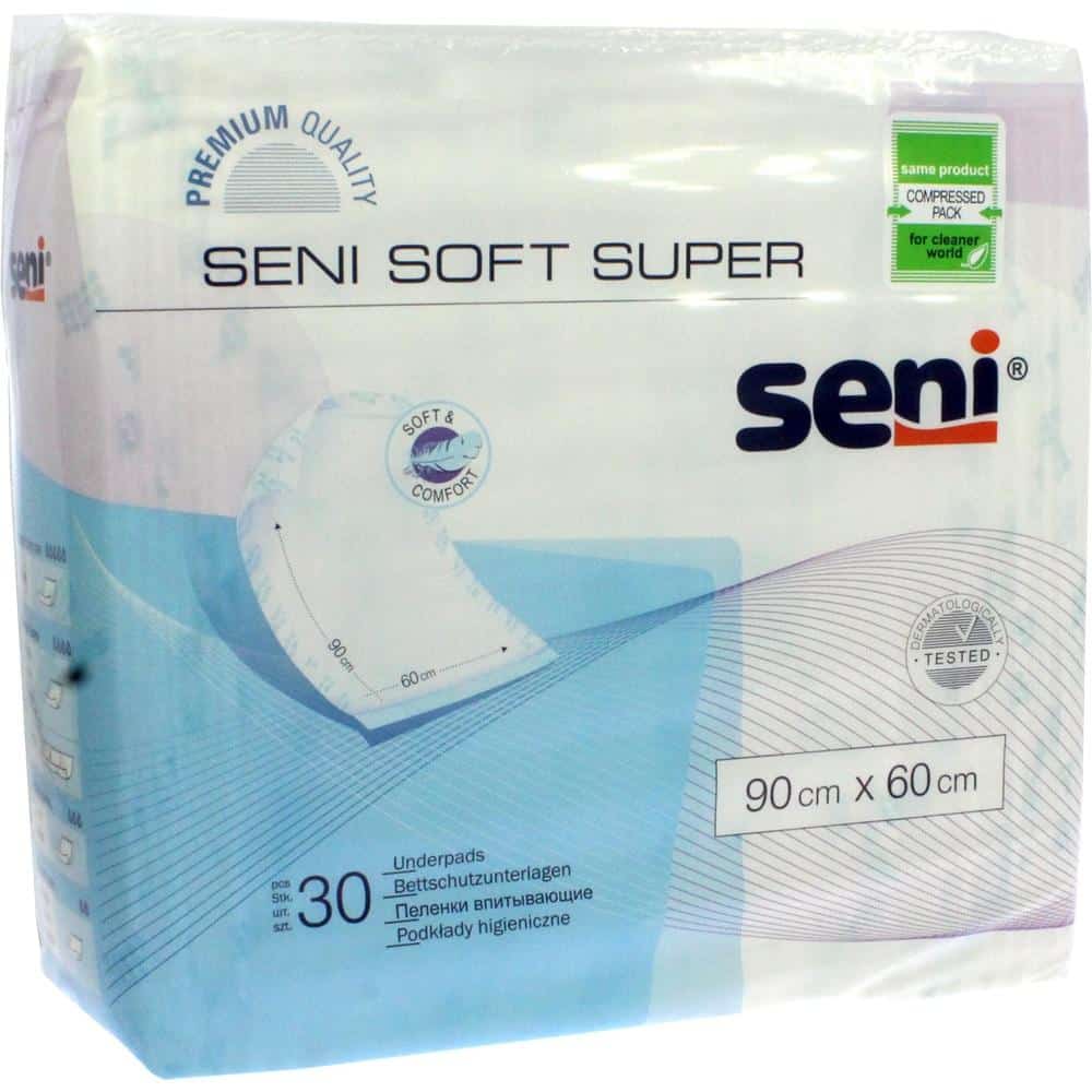 SENI Soft Super Bettschutzunterlagen 90x60 cm