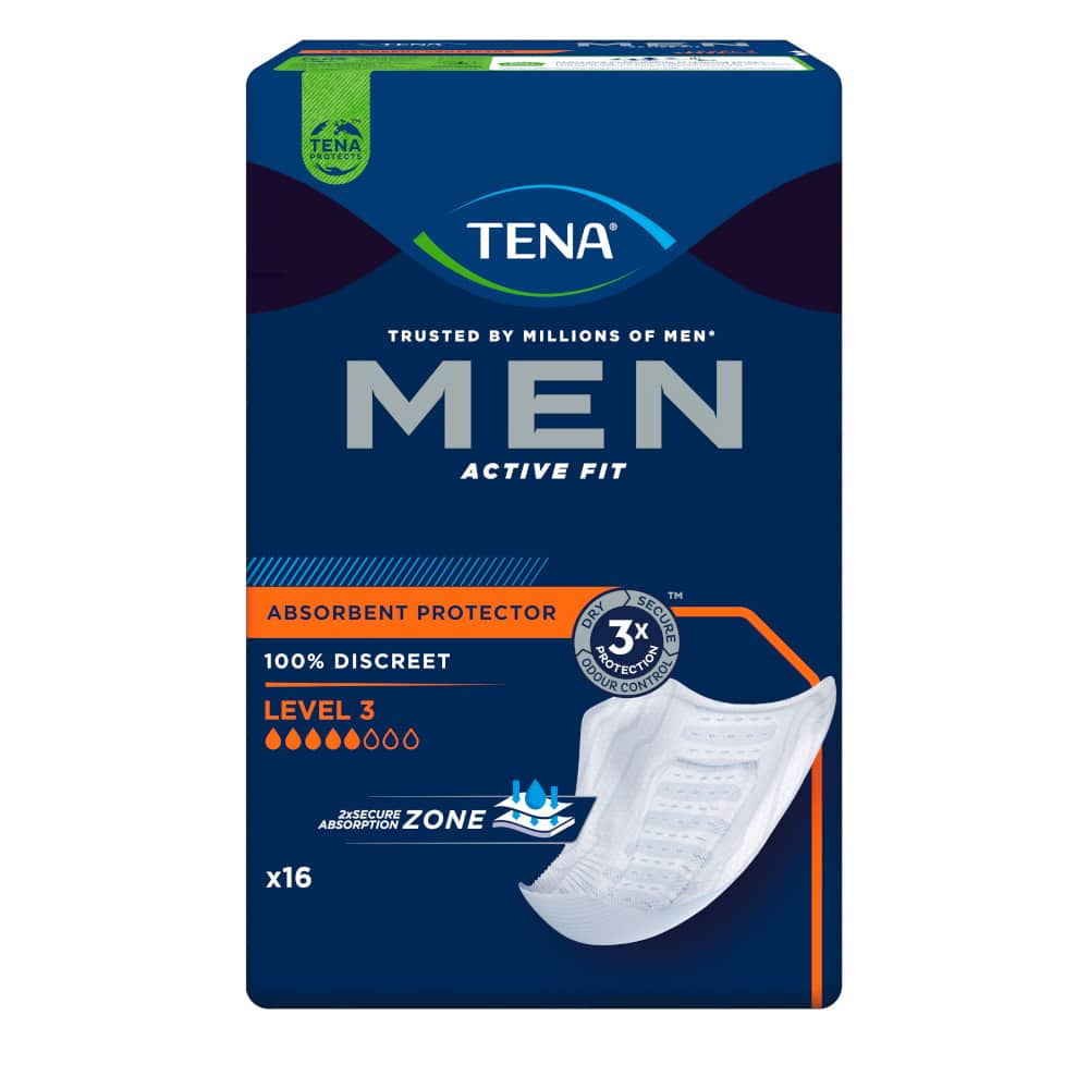 TENA MEN ACTIVE FIT LEVEL 3 Absorbent Protector