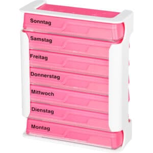 Anabox Compact 7 Tage Wochendosierer Pink/weiß