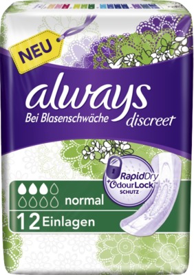 ALWAYS discreet Inkontinenz Binden normal