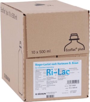 Ringer-Lactat nach Hartmann B Braun Ecoflac plus Infusionslösung