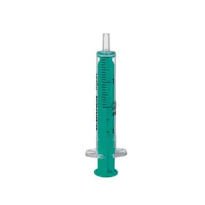 INJEKT Solo Spritze 2 ml Luer zentrisch PVC-frei