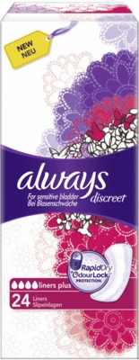 ALWAYS discreet Inkontinenz Liner plus