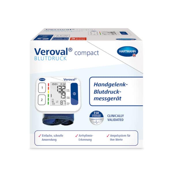 Veroval compact Handgelenk-Blutdruckmessgerät